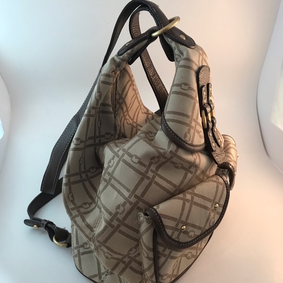 Jones New York Backpack/Shoulder bag Fabric and Leather - Picture 3 of 8